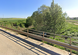 Zona próxima al lugar del accidente.