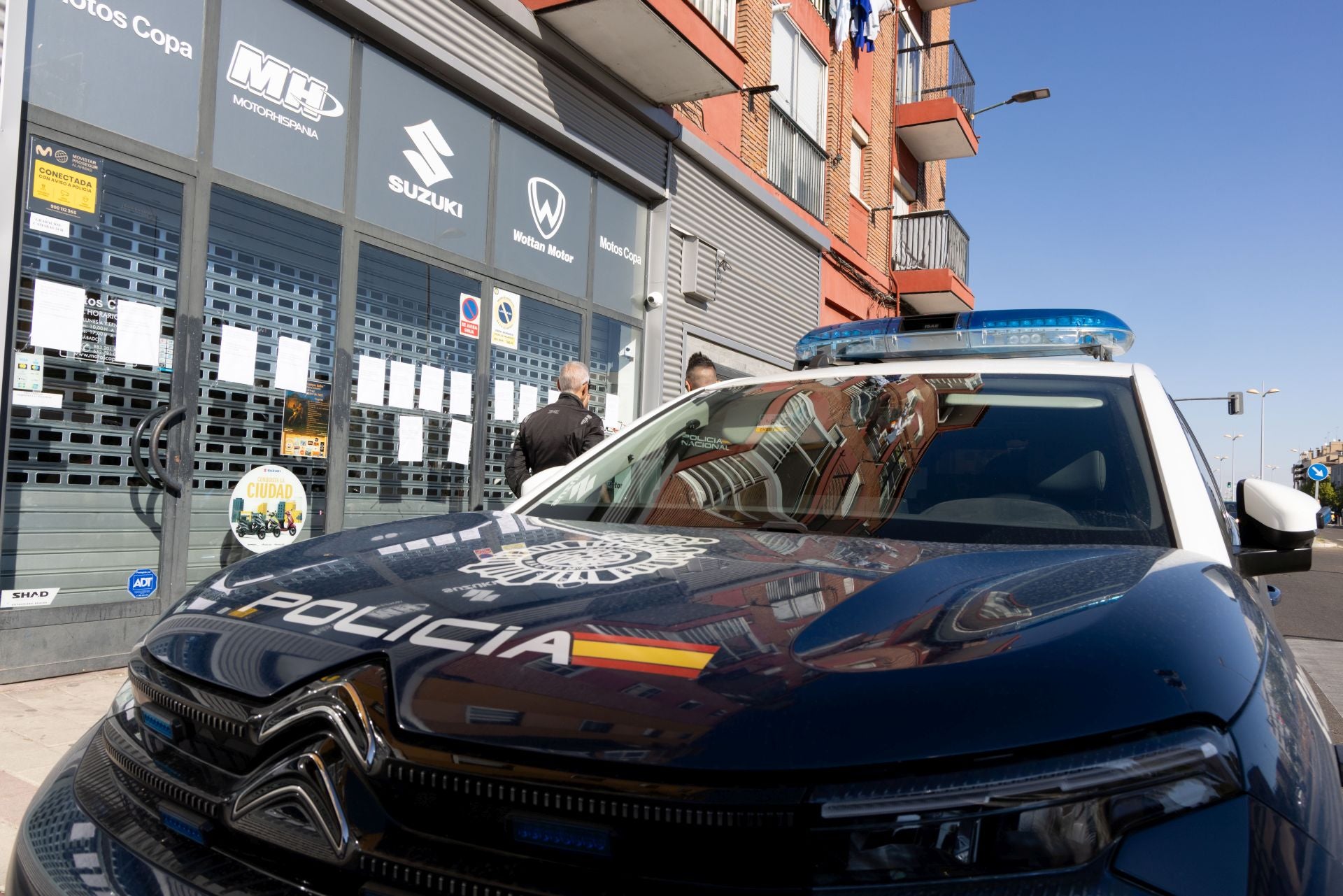 Un coche de la Policía Nacional, en una imagen de archivo.