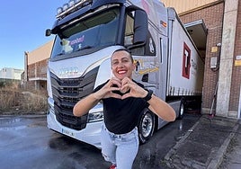 Oti Cabadas, la camionera e 'influencer' gallega fallecida el domingo.