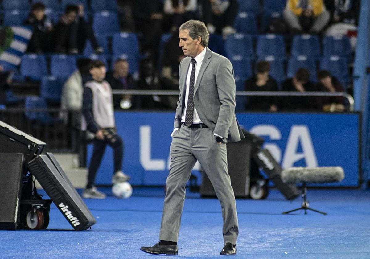 Guillermo Almada, el pasado domingo en Riazor.