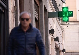 La ciudad vivió este lunes su madrugada más fría desde el pasado mes de abril.