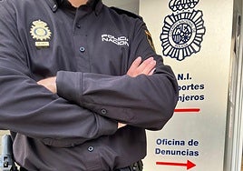 Un agente de la Policía Nacional en una imagen de archivo.