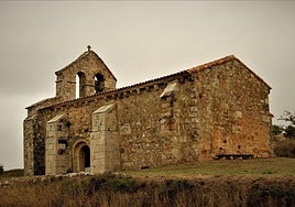 Iglesia de San Sebastián de Quintana del Pino, en Burgos.