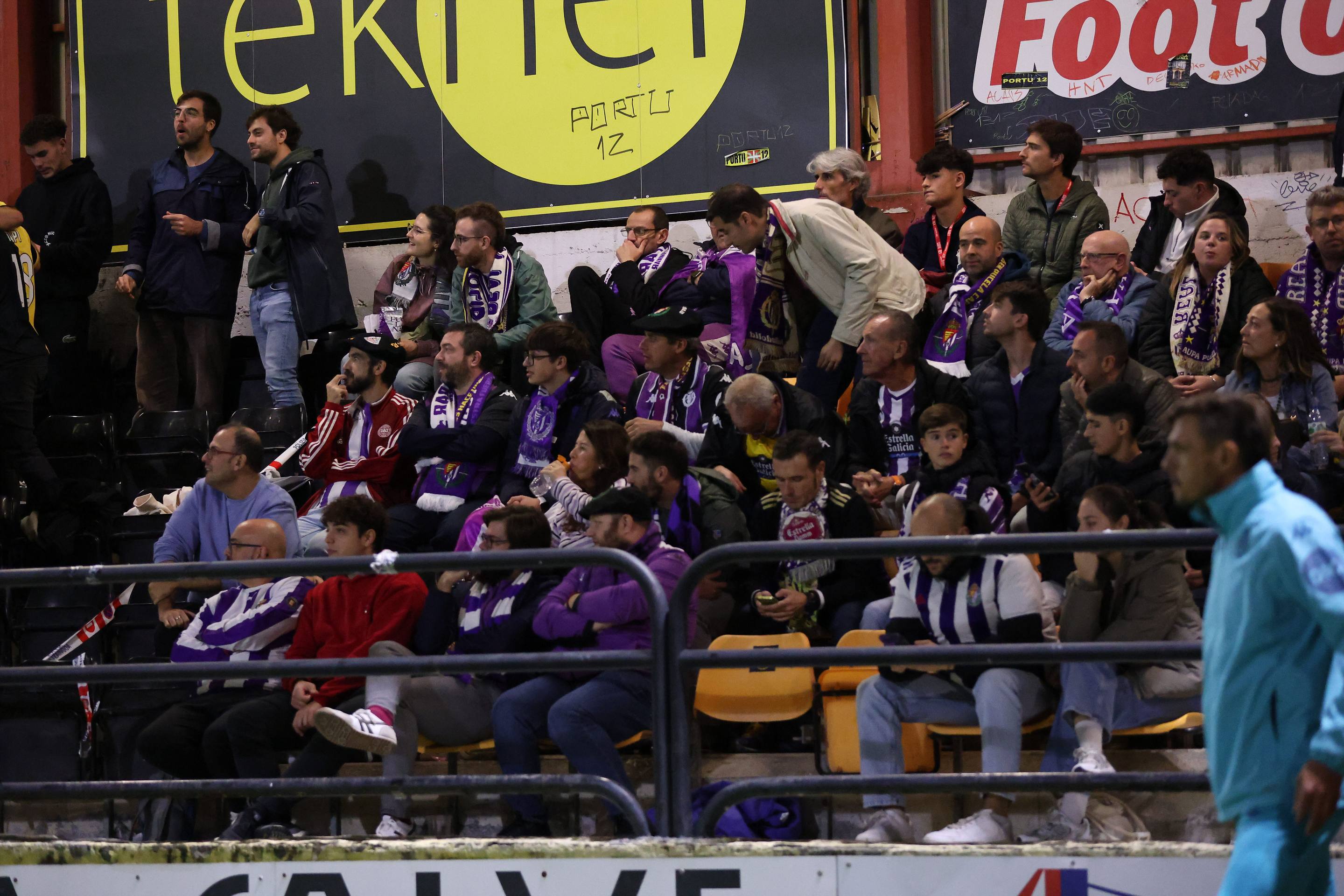 Las imágenes de la bochornosa eliminación del Real Valladolid