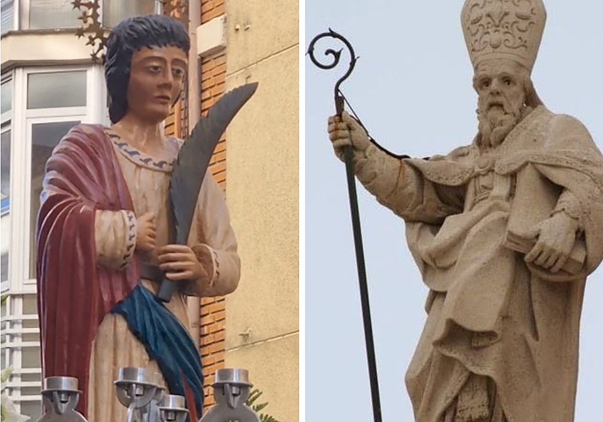 San Claudio de León y San Marciano de Siracusa.