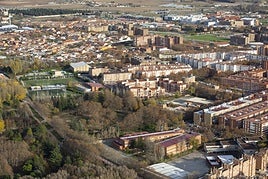 Vista aérea de Valladolid.