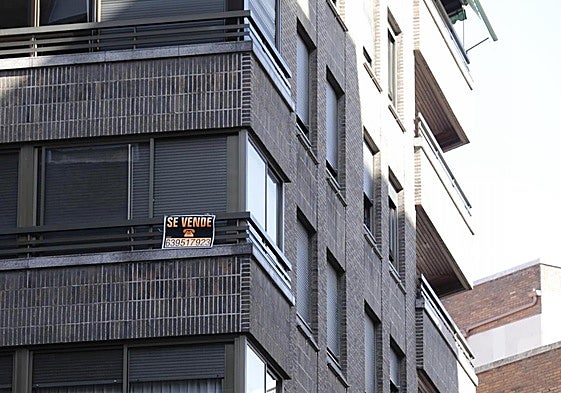 Un apartamento en venta, en una imagen de archivo.