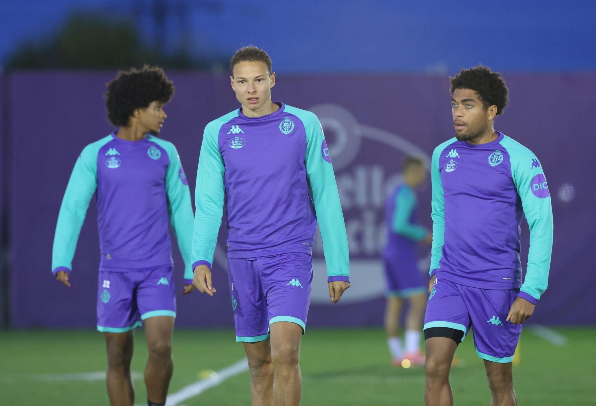 En imágenes el entrenamiento del Real Valladolid tras la eliminación en Copa del Rey ante el Club Portugalete