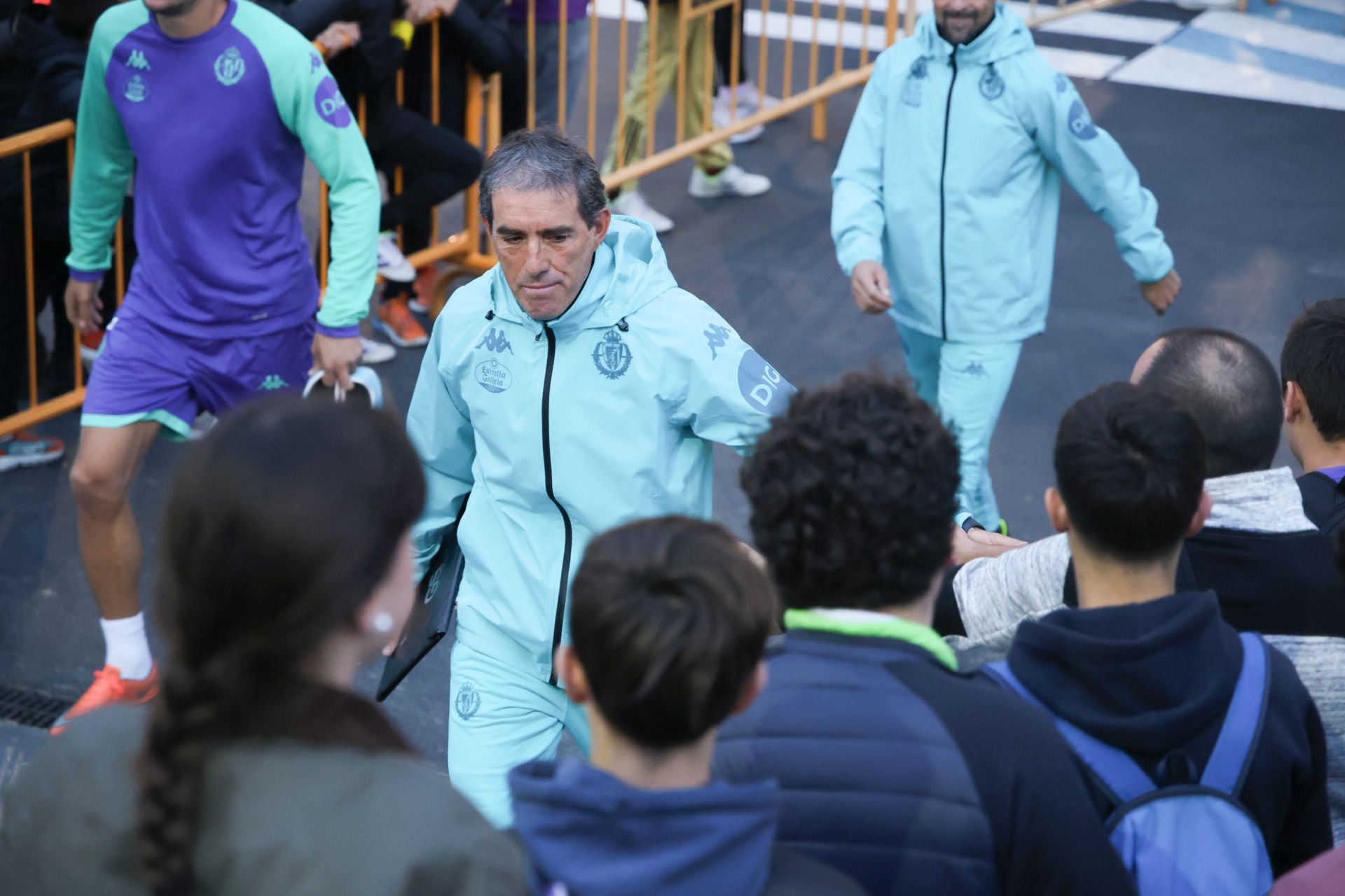 En imágenes el entrenamiento del Real Valladolid tras la eliminación en Copa del Rey ante el Club Portugalete