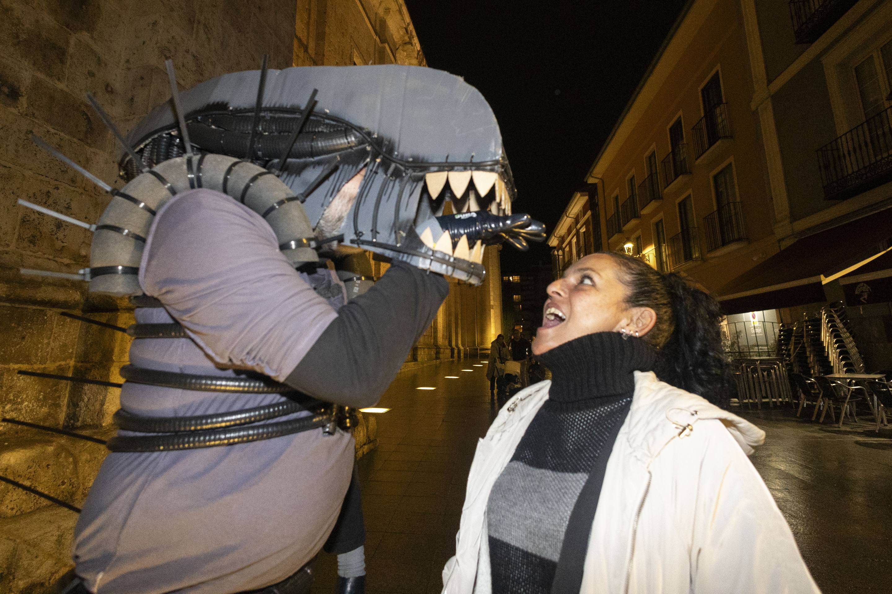 Las imágenes de la noche de Halloween en Valladolid