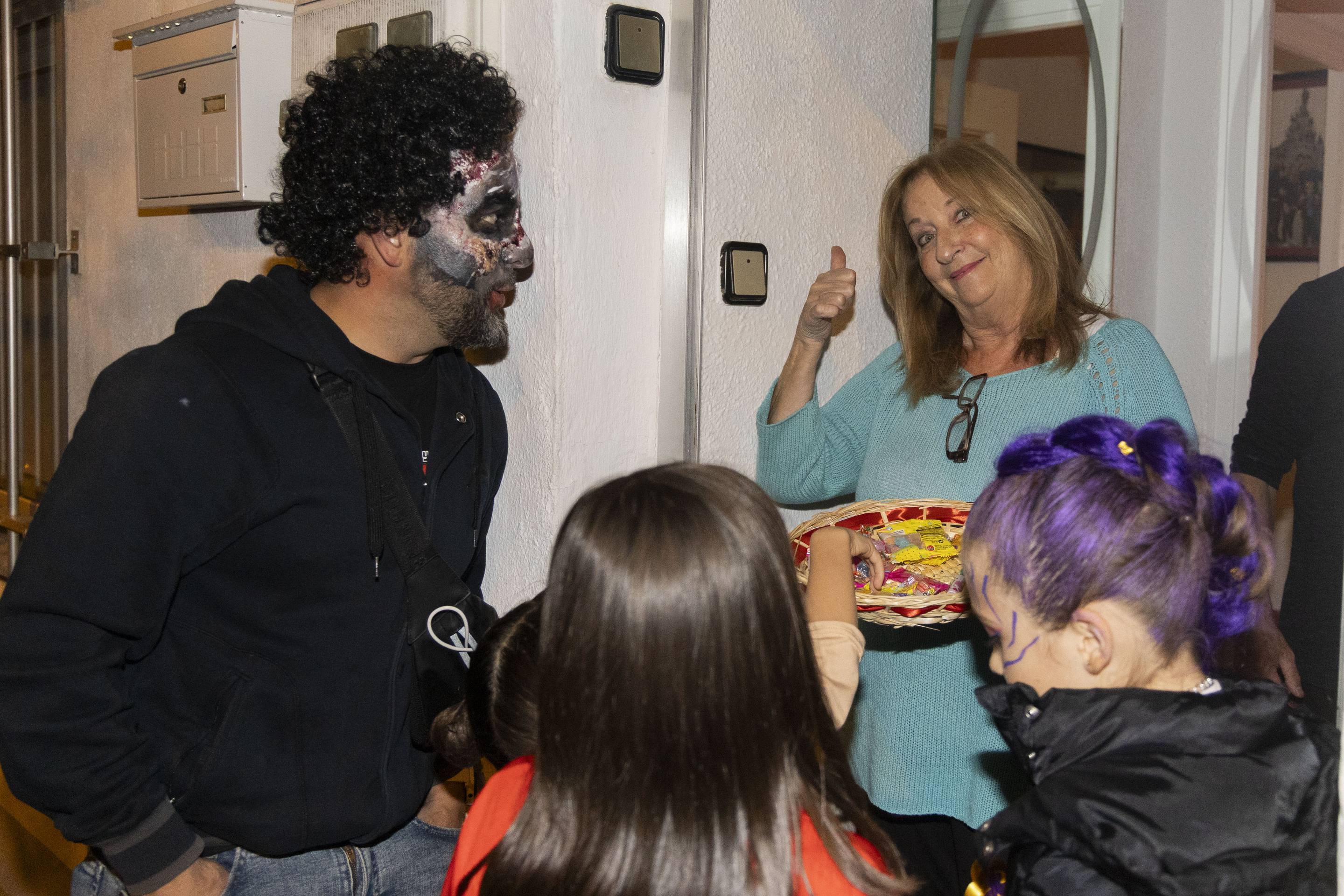 Las imágenes de la noche de Halloween en Valladolid