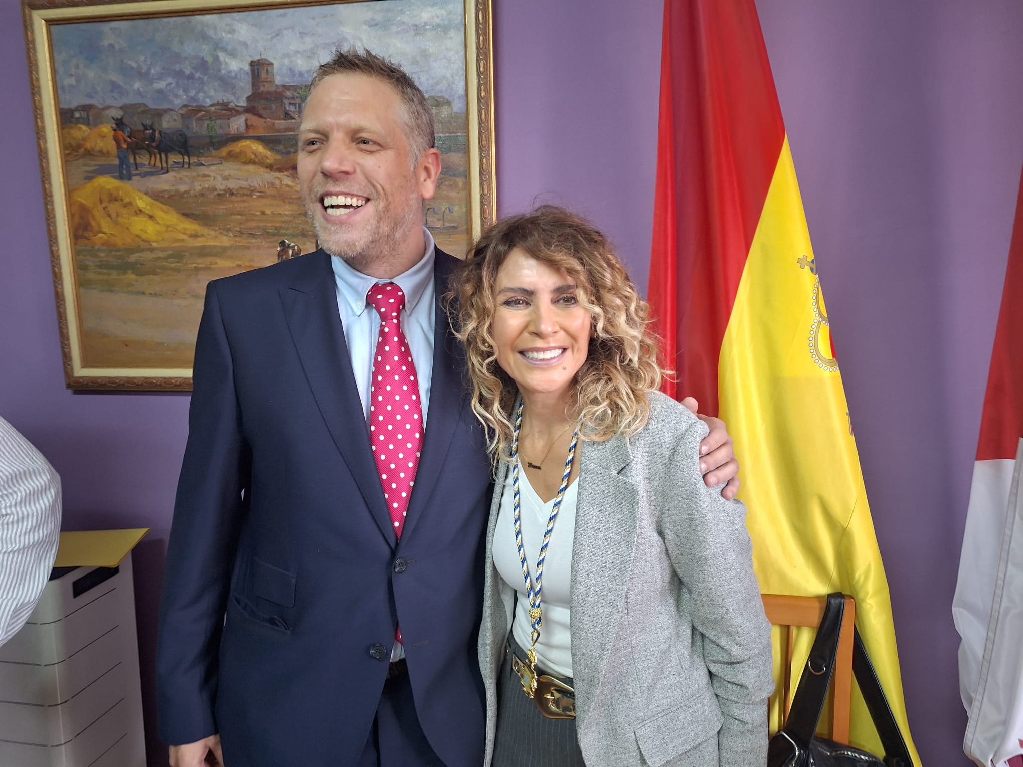 Miguel Ángel Cañibano y Ana Isabel Santos entran en la historia de Santa Eufemia