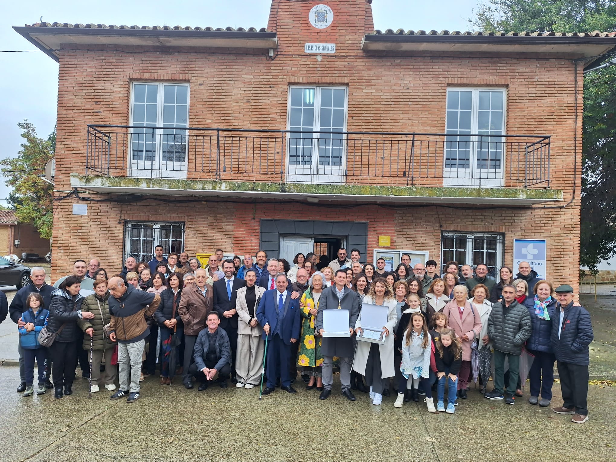 Miguel Ángel Cañibano y Ana Isabel Santos entran en la historia de Santa Eufemia