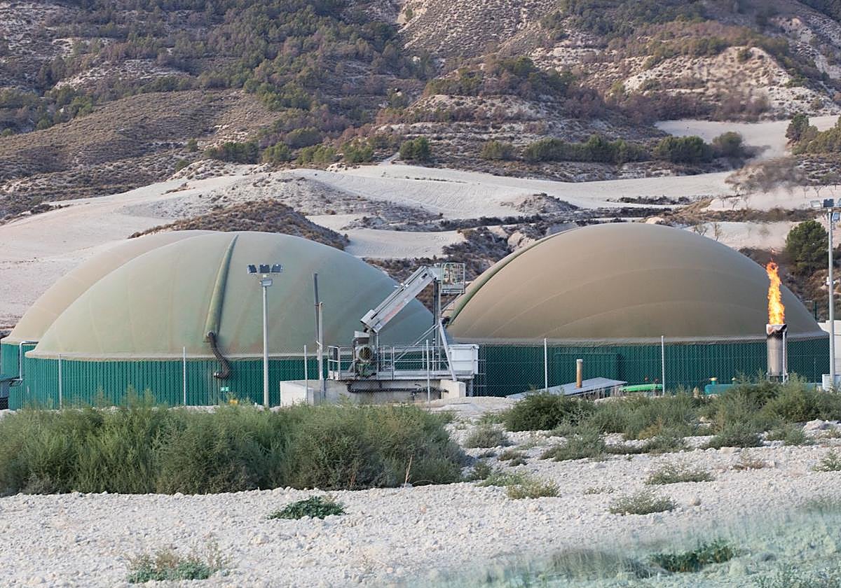 Imagen de archivo de una planta de biometano.