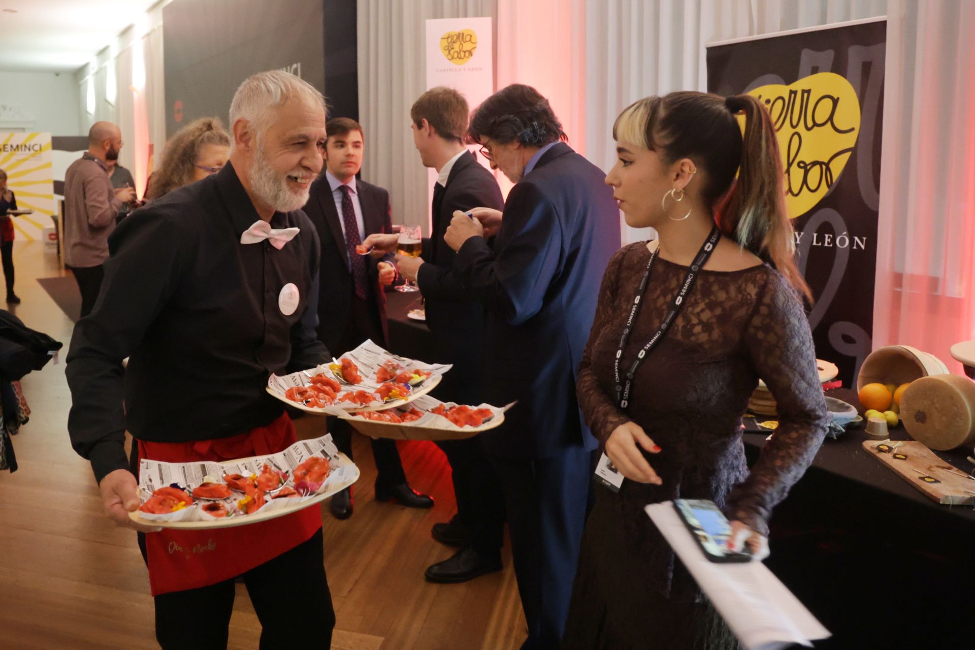 Cóctel de clausura de la 70 Seminci en el Salón de los Espejos del Teatro Calderón