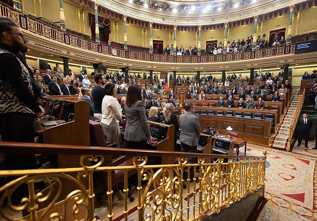 El hemiciclo del Congreso de los Diputados.