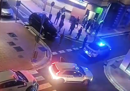 El incidente se registro en torno a las dos de la mañana en las inmediaciones de la calle Carmelo, frente a un club de ocio nocturno.