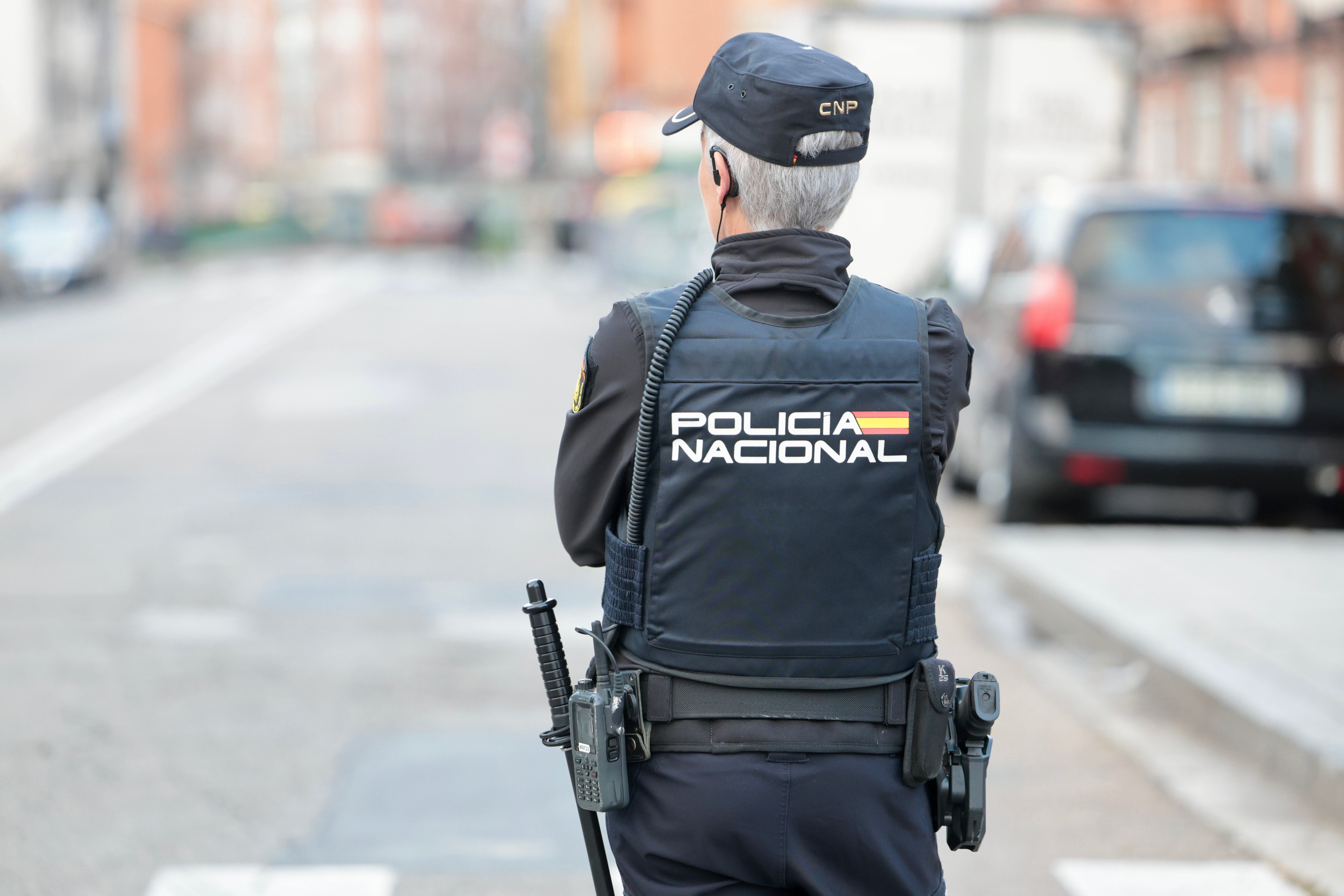 Un agente de la policía nacional, en una imagen de archivo.