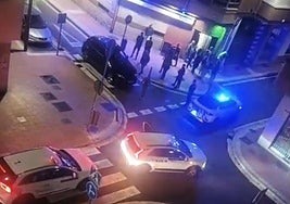 Suceso de la calle Carmelo, en la madrugada del domingo.