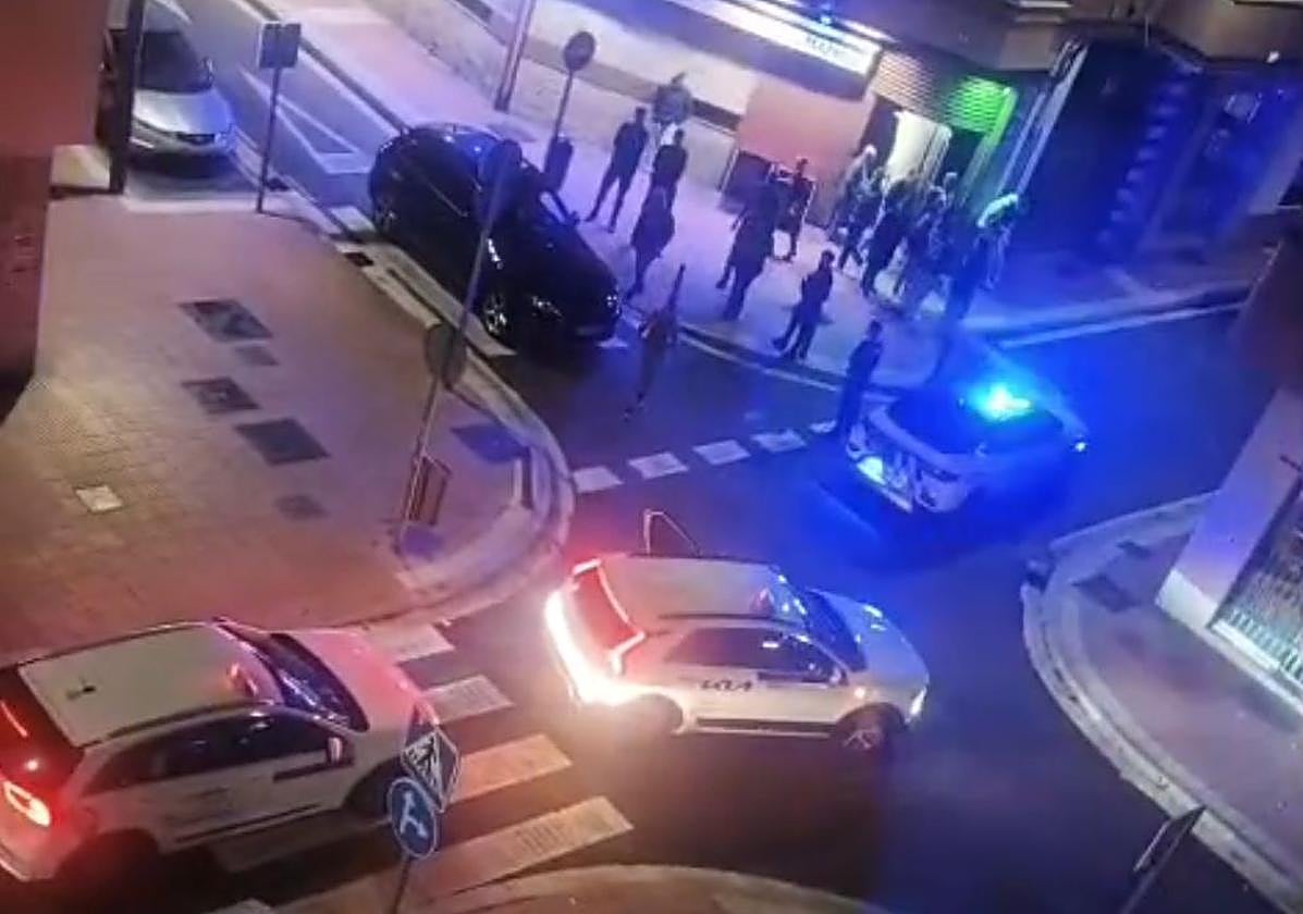 Suceso de la calle Carmelo, en la madrugada del domingo.