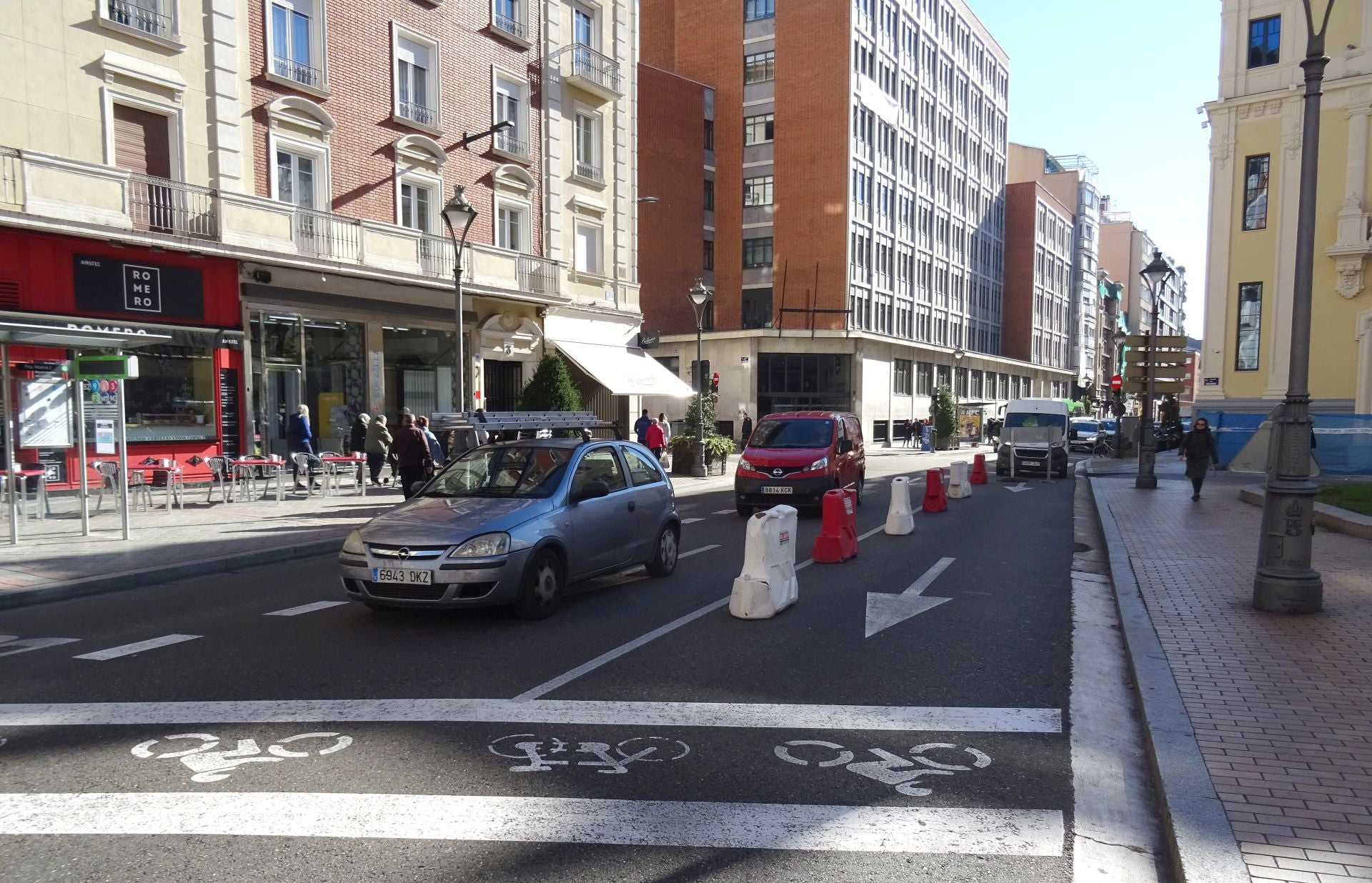 Las imágenes del final de las obras en la calle Gamazo de Valladolid