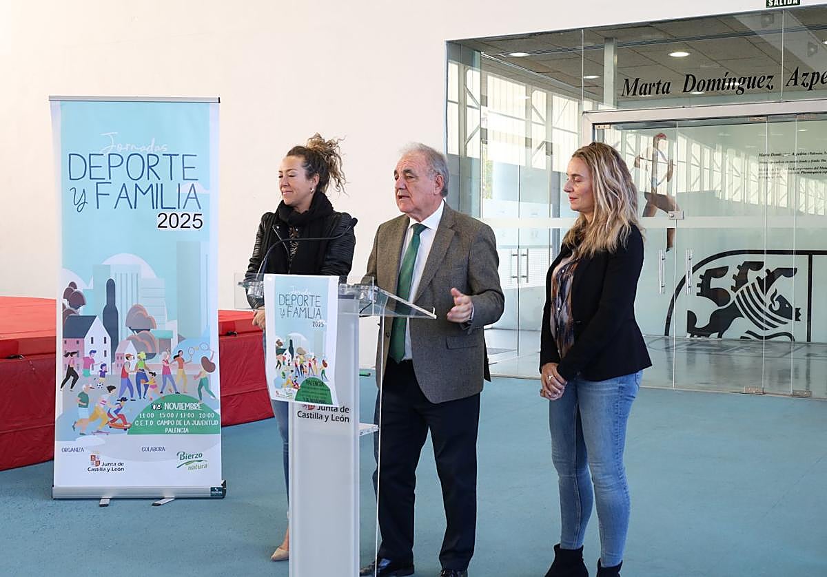 Presentación de la jornada Deporte y Familia en el Campo de la Juventud.