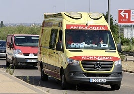 Una ambulancia en una imagen de archivo.