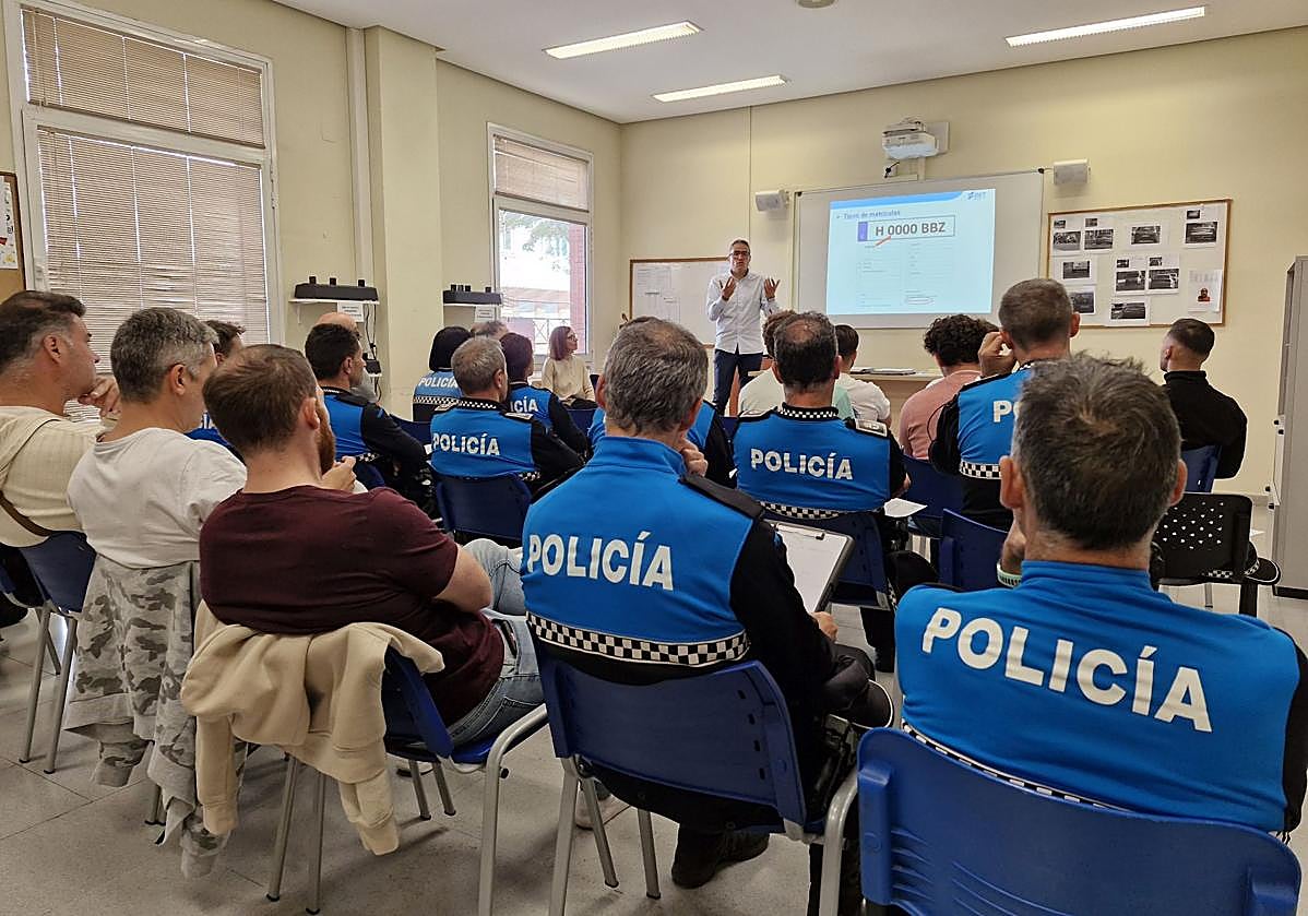 Curso de formación de la Policía Local de toda la provincia de Palencia.