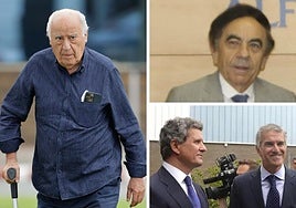 Amancio Ortega, Jesús Núñez Velázquez y los hermanos Riberas Mera.