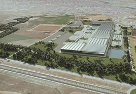 Infografía del Ayuntamiento del año 2023 sobre el posible emplazamiento de la planta de Inobat.