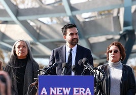Zohran Mamdani, tras resultar elegido alcalde de Nueva York.