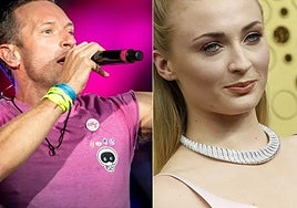El cantante de Coldplay, Chris Martin, y la actriz de 'Juego de Tronos', Sophie Turner.