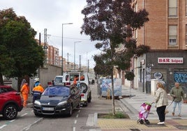 Las imágenes de las obras de Aquavall y los cortes en la calle Estación y Vía