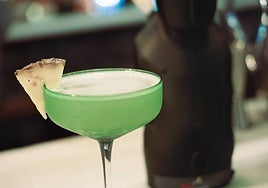 El Pisco Tiger, servido en La Passion Café.