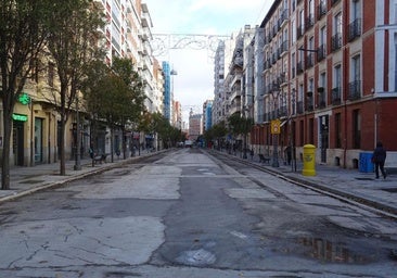 El fresado de Gamazo deja vía libre a su inminente reapertura entre reproches de PSOE y PP por la planificación de las obras