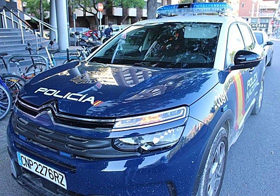 Un vehículo de la Policia Nacional, en una imagen de archivo.
