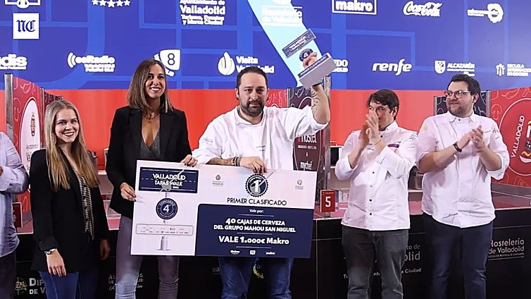 'Por el monte las sardinas' vencedor de la batalla de tapas de los barrios de Valladolid
