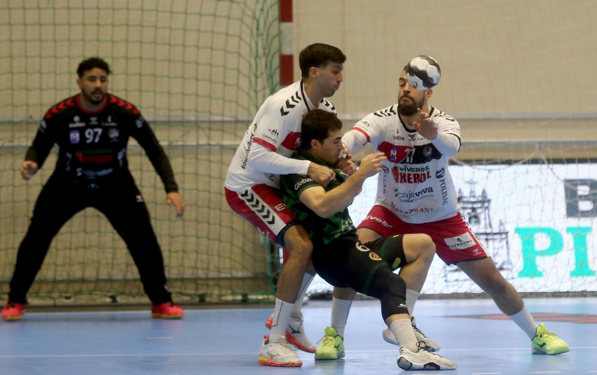 Fotos de la victoria del Balonmano Nava