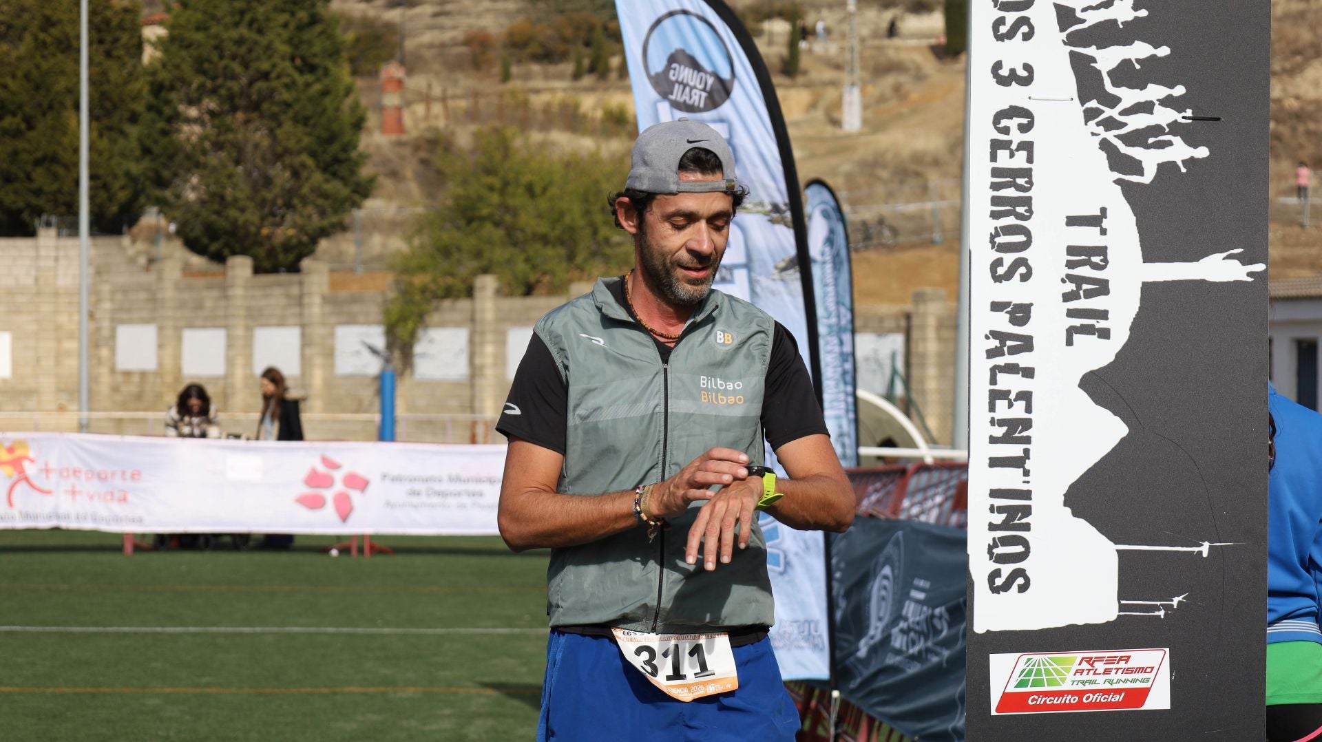 Doscientos atletas participan en el trail de Los Tres Cerros Palentinos