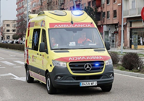 Ambulancia de Sacyl, en una imagen de archivo.