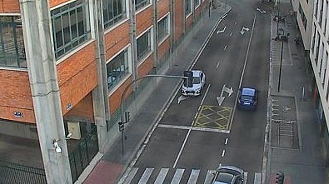 ¿Qué calle se ve desde esta cámara?