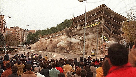 Los tres edificios dinamitados en Valladolid