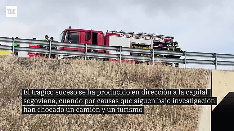 Dos muertos en un accidente en la A-601, en la provincia de Segovia