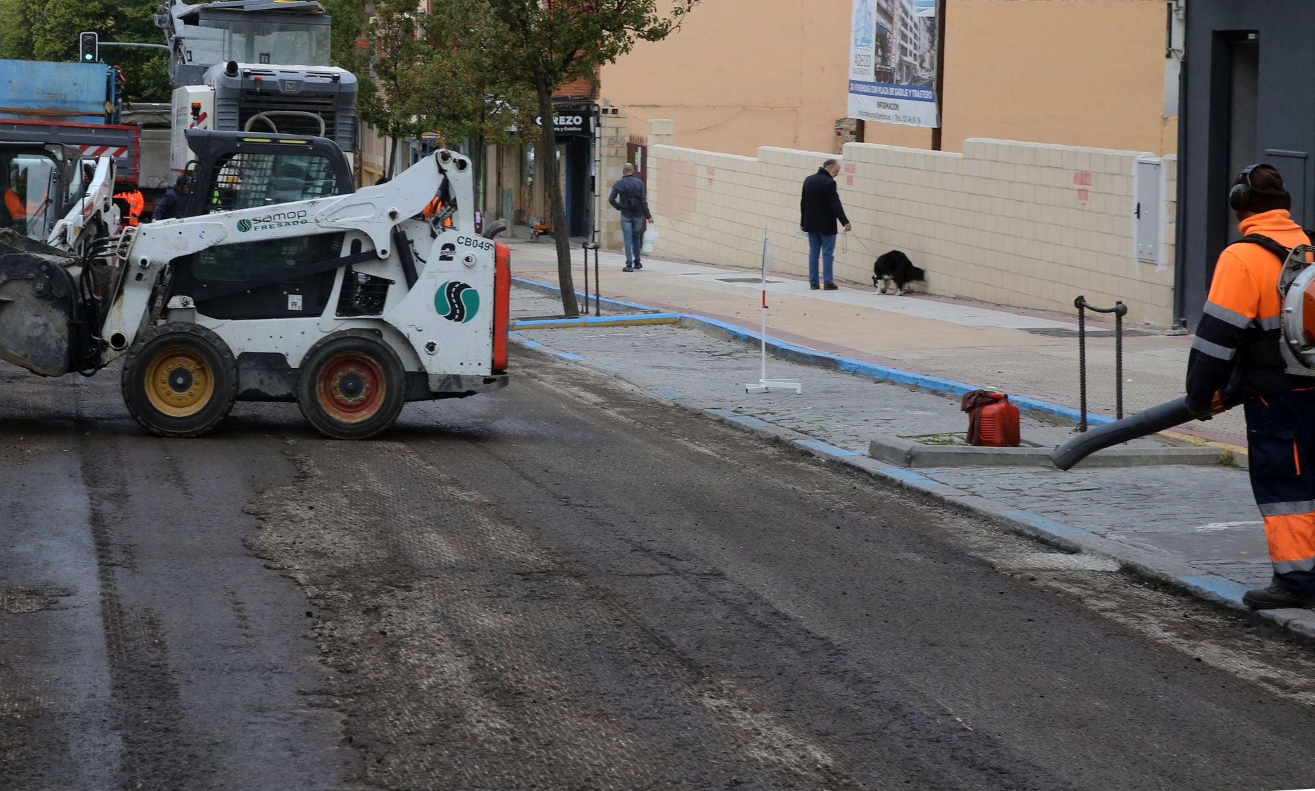 Fotos de los atascos en Ezequiel González por las obras