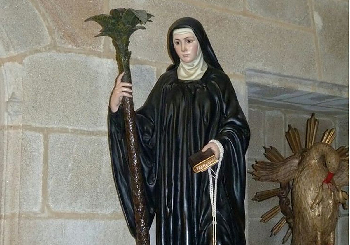 Representación de Santa Trahamunda de Pontevedra en el monasterio de San Juan de Poio
