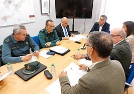 Firma del protocolo este lunes en el Ayuntamiento de Simancas.