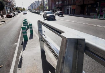 El viaducto de Arco de Ladrillo recupera el quitamiedos que destrozó un conductor ebrio hace un mes