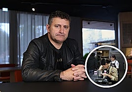 El cocinero y gerente de Trigo, Víctor Martín, en la sala del nuevo restaurante.