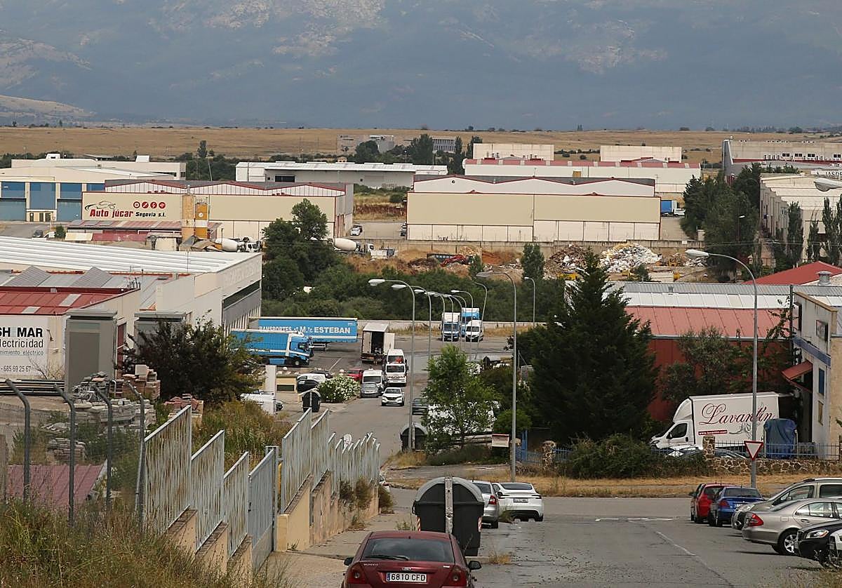 Foto general del polígono de Hontoria, en Segovia.