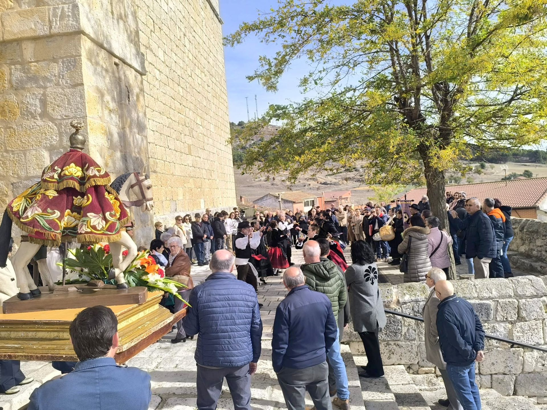 Procesión de San Martín de Tours en Cevico de la Torres.